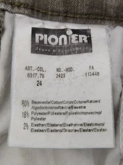PIONIER Herrenjeans, grau - Gr. 24 - Bild 4