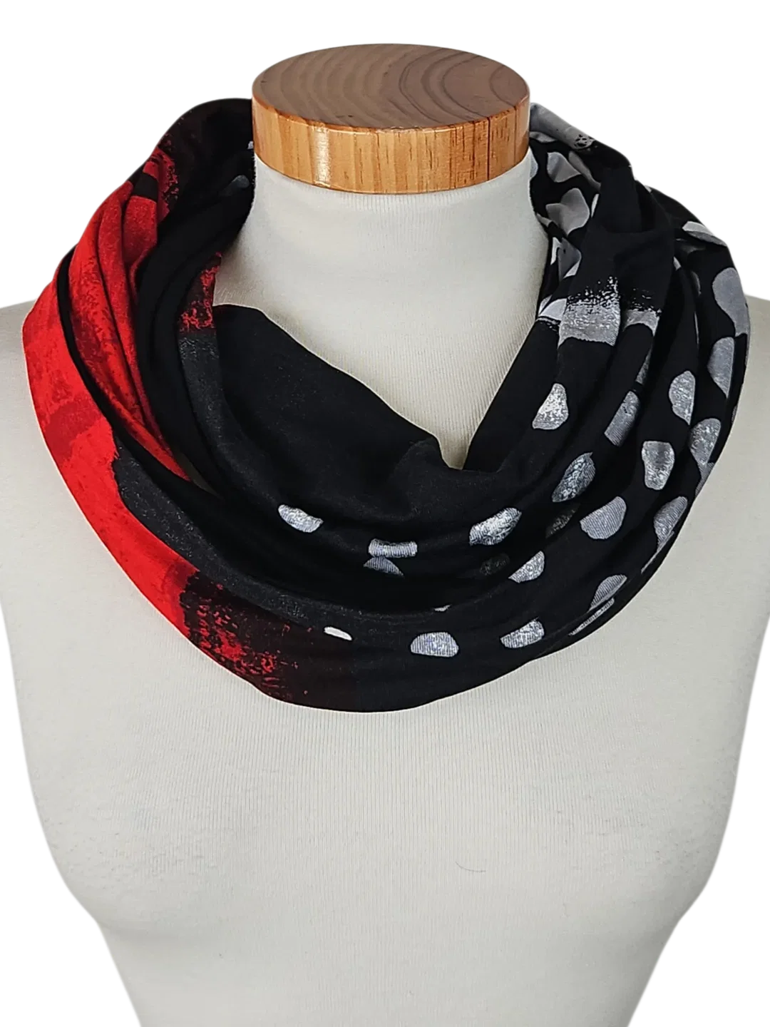  CREATION - Strick Loop / Schal Damen - schwarz/multicolor - Bild 1