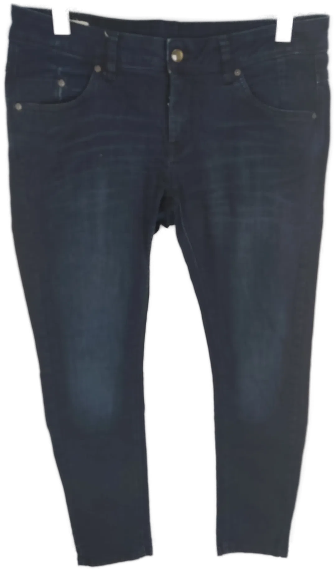 Damen Super Skinny Jeans mit Stretch in Dunkelblau, Größe 44 - Bild 1