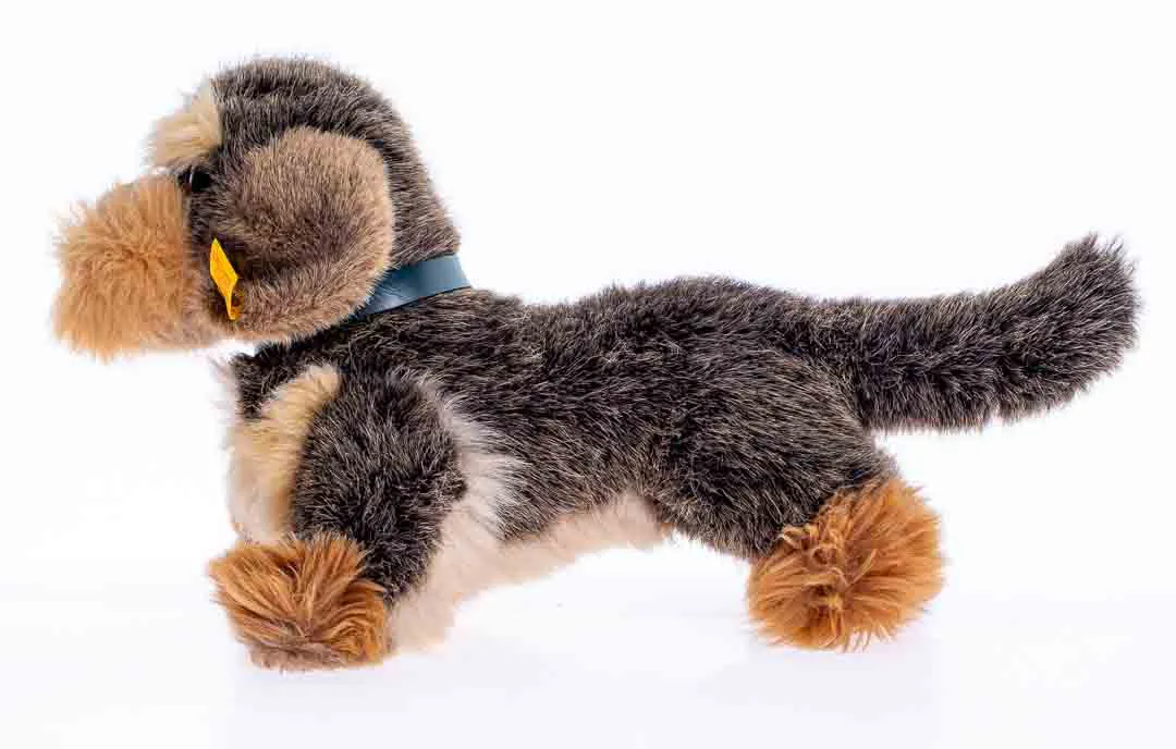 STEIFF Stofftier / Kuscheltier "Dackel", Länge 34cm  – Bild 2