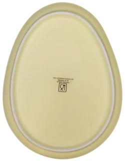 Oster Dessertteller pastellgelb mit Goldrand - Bild 3