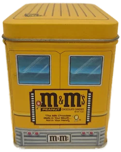 Dose M & M'S Truck  inkl.  rollende Reifen Vintage Style - Bild 3