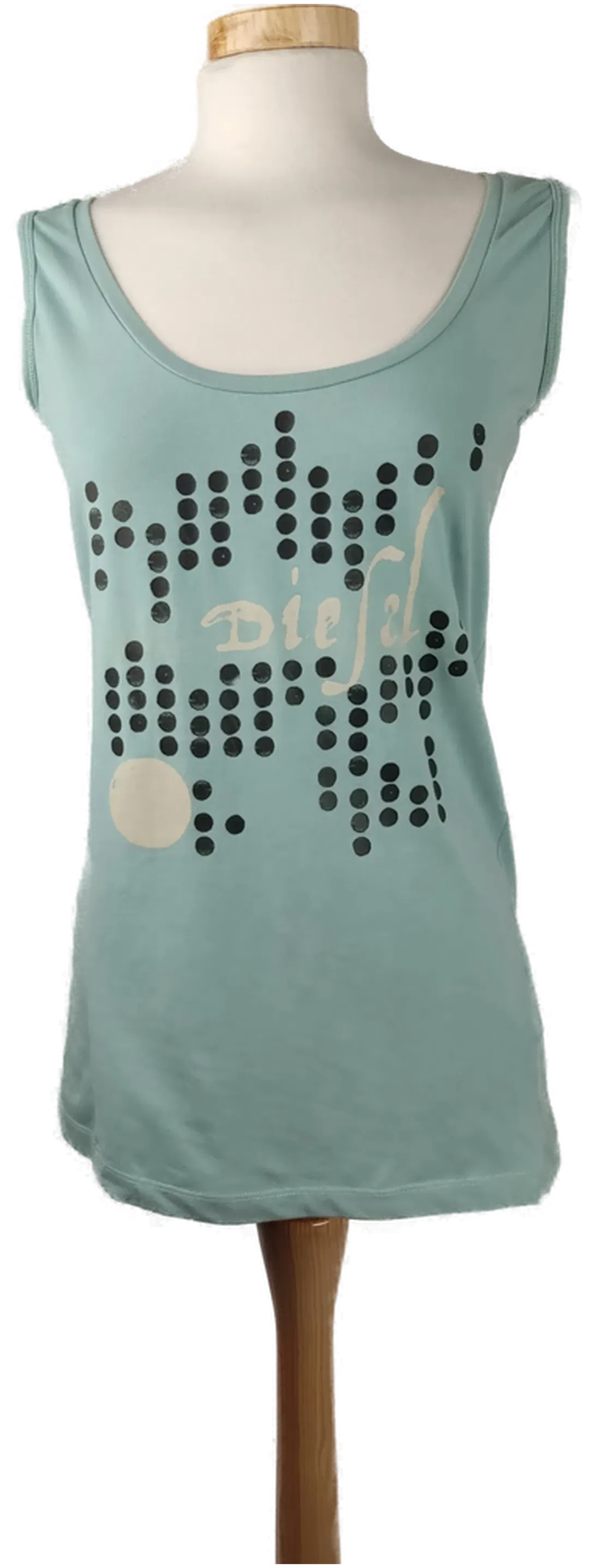 Diesel Shirt türkis  bedruckt - S/36 - Bild 1