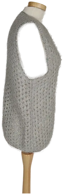 Damen Pullunder silber - M/38 - Bild 3