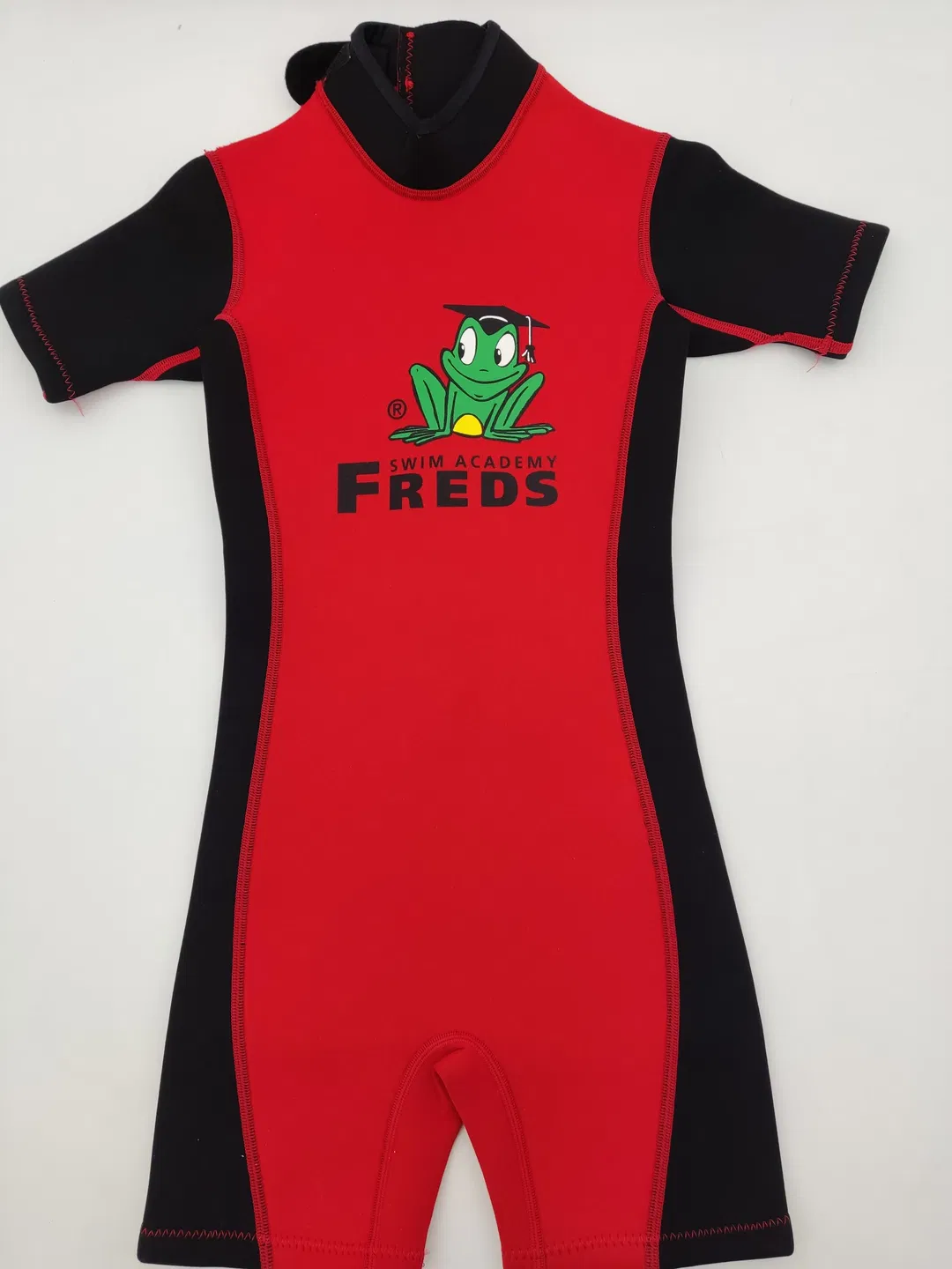 Freds swim acadamy Kinder Neopren Anzug rot/schwarz Gr. 116/122 - Bild 4