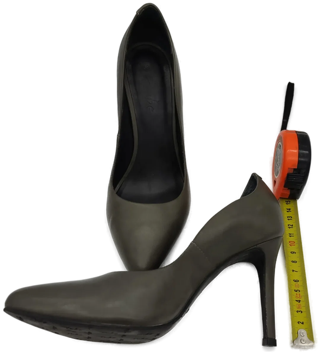 Tube High Heels Pumps Leder - Gr. 39 – Bild 4