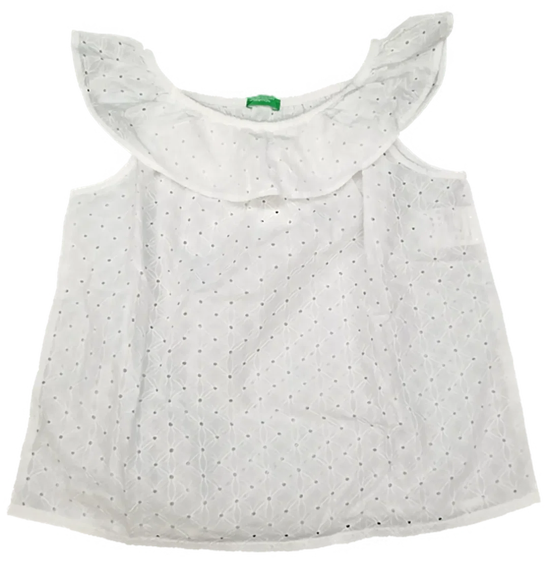 United Colors of Benetton Kindershirt weiß Gr. S - Bild 1