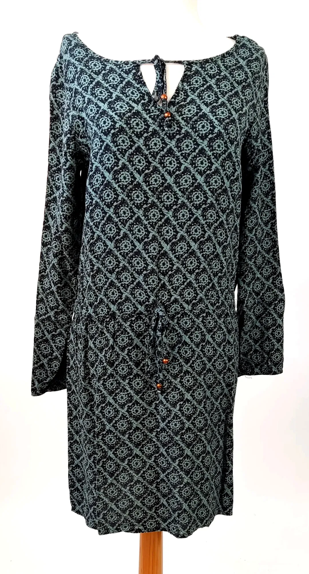 RAINBOW Damenkleid schwarz-mint - Gr. 36 - Bild 4