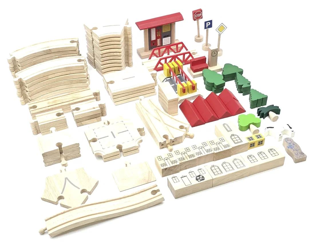 Holzeisenbahn - Set Konvolut - Bild 1