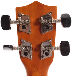 Handgefertigte 4-saitige Ukulele – Naturholz, Hals 21,5 cm, Vintage-Stil - Bild 4