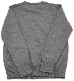 Weihnachtspullover Kinder grau Gr. 134/140 - Bild 4