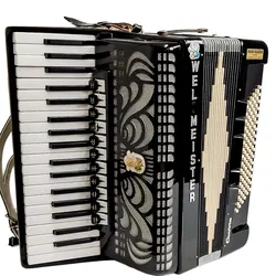 Weltmeister Cantus IV Akkordeon Schwarz 120 Bass | Defekt für Bastler - Bild 1