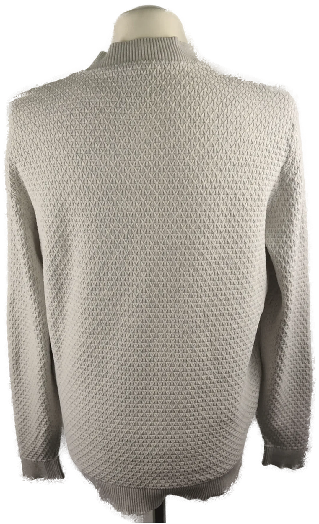 Tom Tailor Herrenpullover Unifarben Baumwolle 56 | Herbst-Wohl – Bild 3