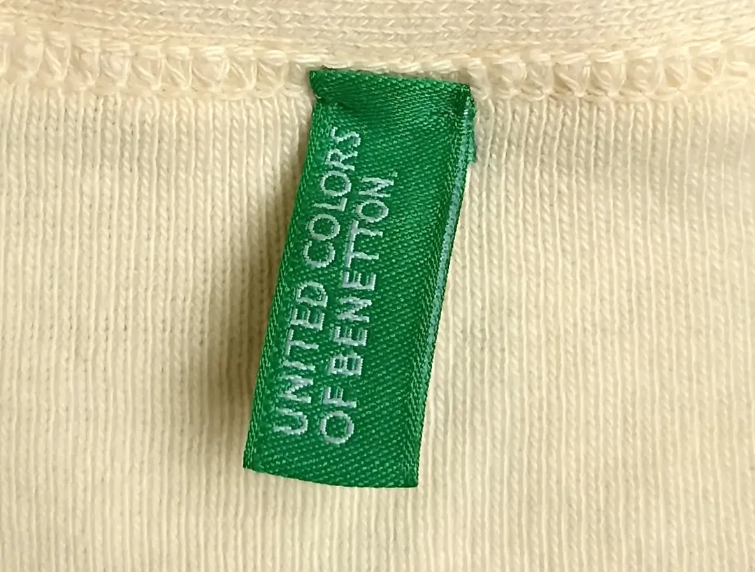 United Colors Of Benetton Damen Pullover hellgelb Gr. M – Bild 3