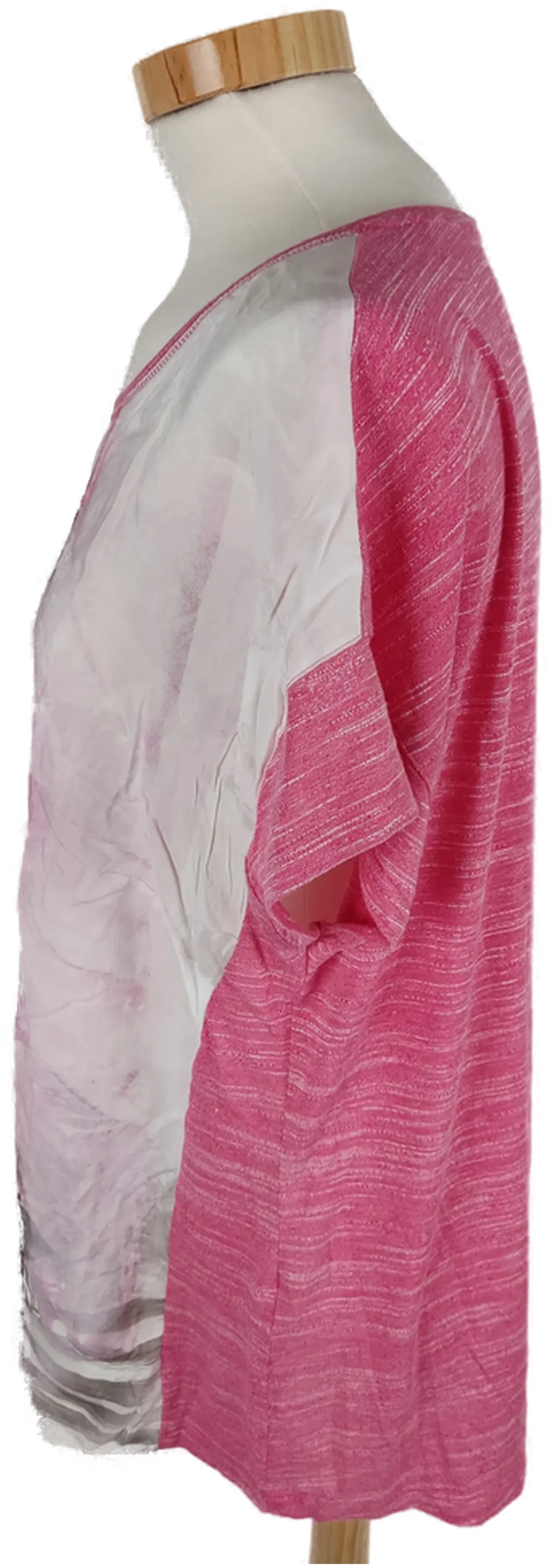 T-Shirt "Barbara Lebek", kurzarm mit Rundhalsausschnitt rosa mit Aufdruck, Größe 44 – Bild 2