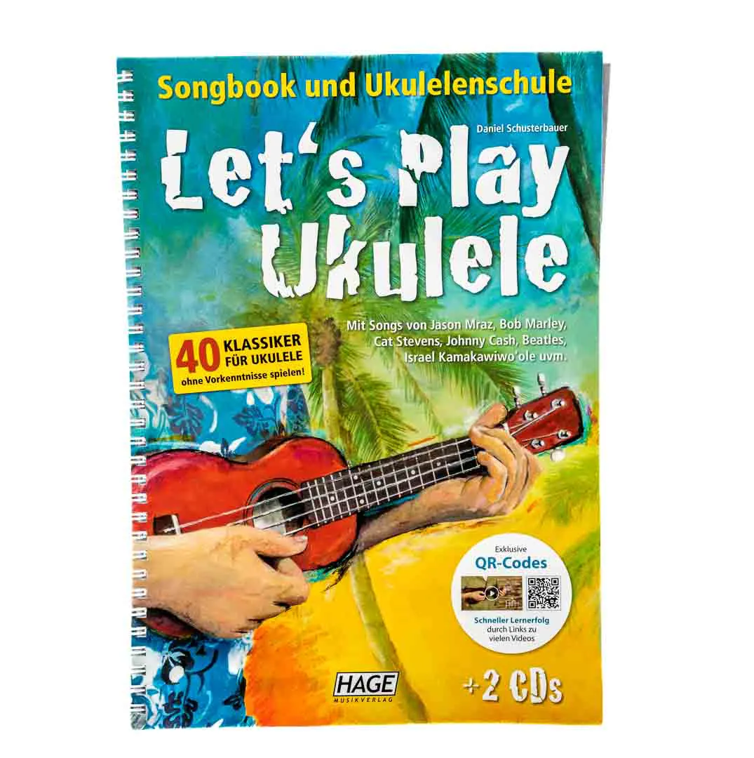 Classic Cantabile Ukulele Schwarz Set inkl. Tasche und Songbook und Ukulelenschule – Bild 8
