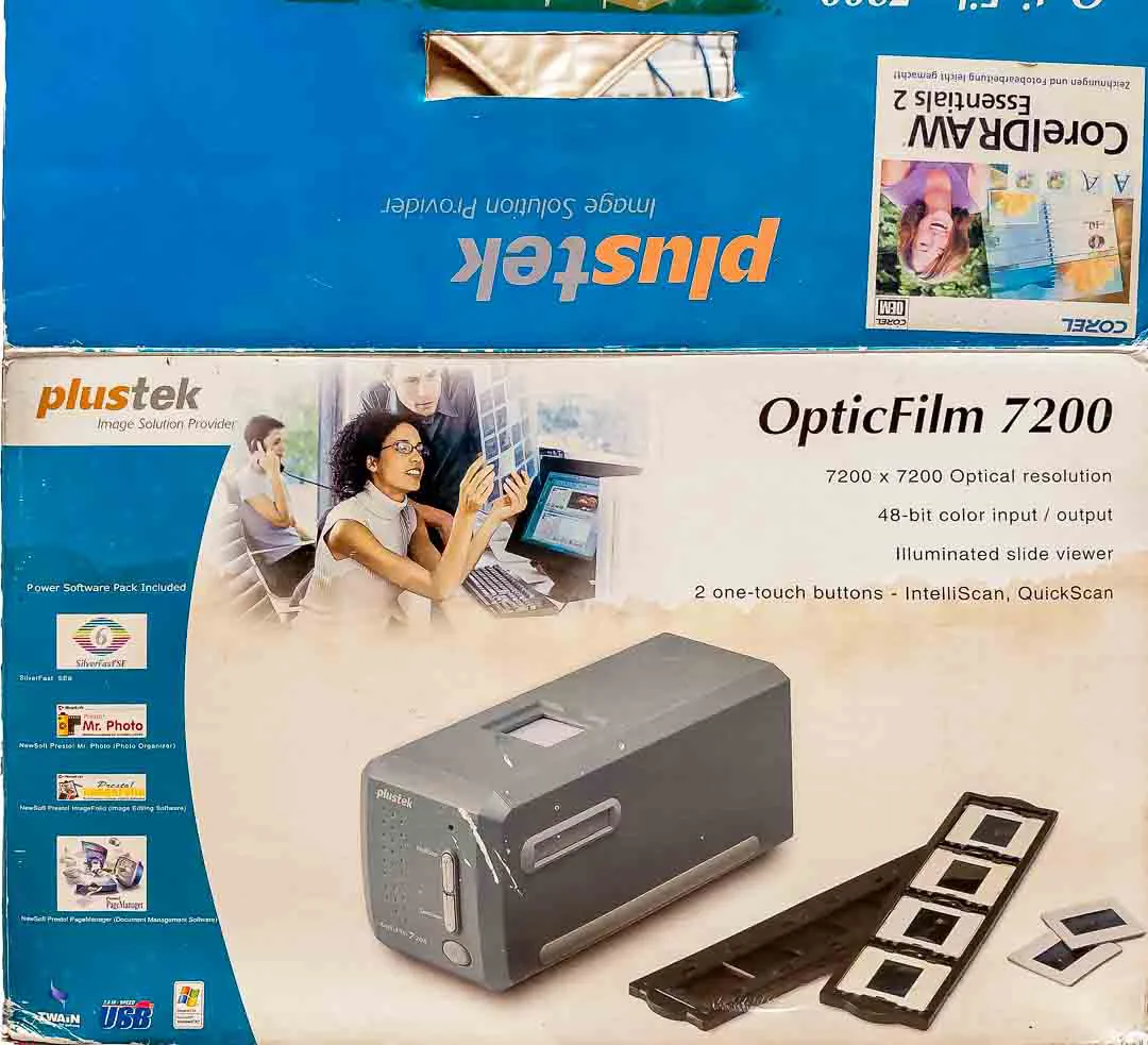 Plustek OpticFilm 7200 Dia- und Negativscanner mit Originalkarton – Bild 3