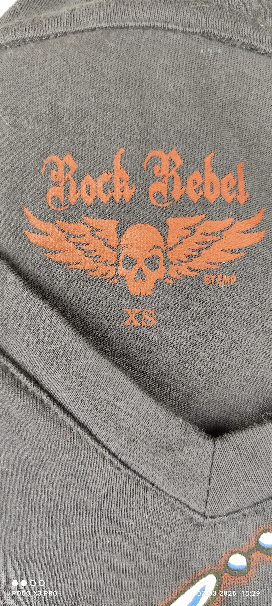Rock Rebel Damen T-Shirt XS Baumwolle Bedruckt | Wie Neu – Bild 6