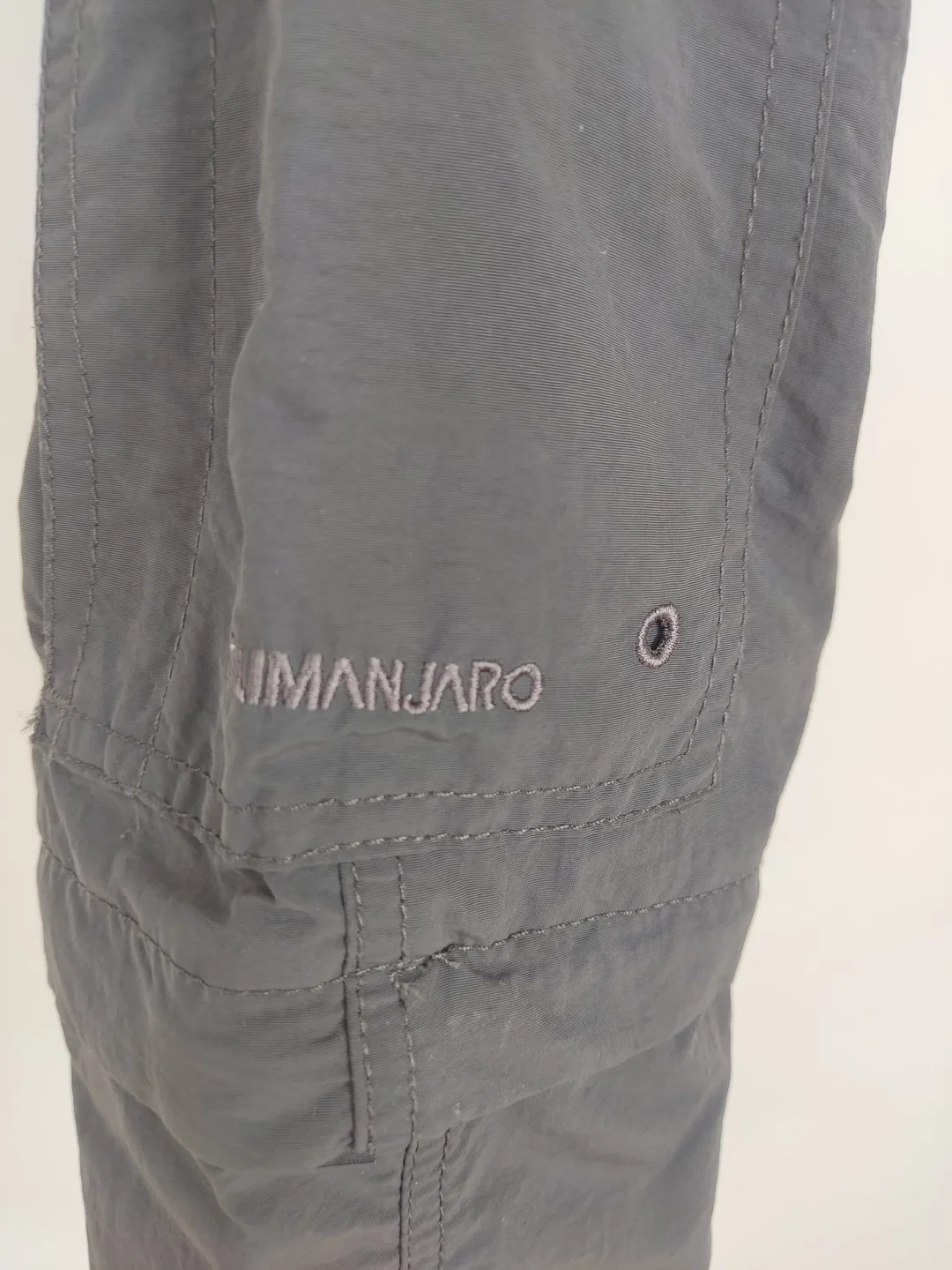 Hose "Kilimanjaro", lang mit Gummizugbund, dunkelgrau mit Taschen, Größe 128 – Bild 5