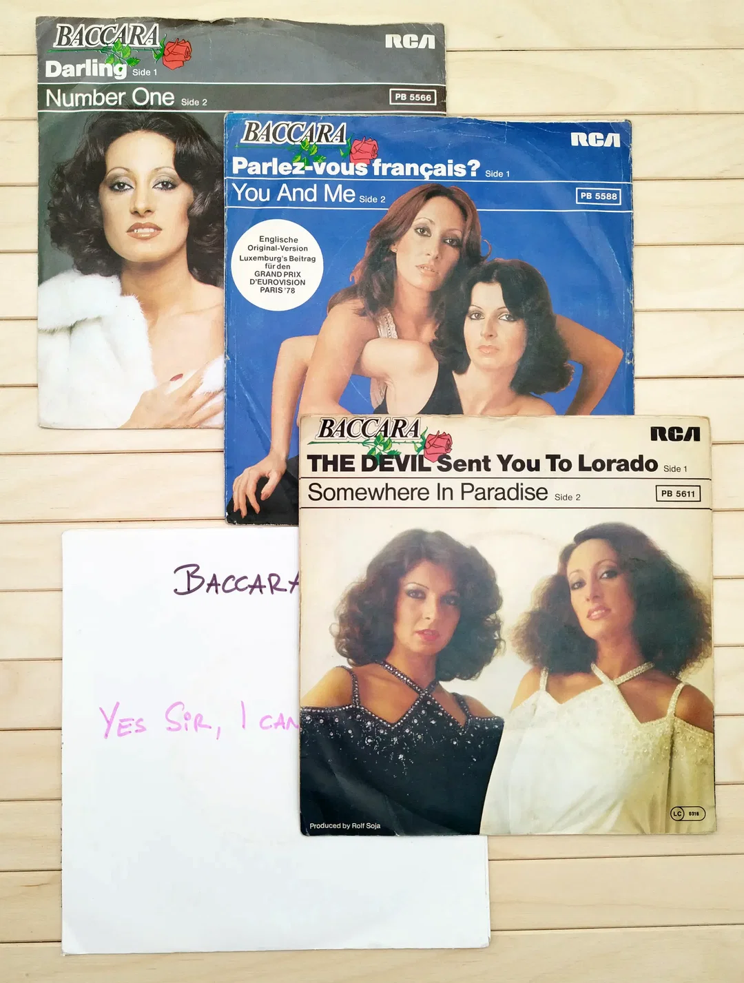 Baccara, Vinyl Singles, 4 Stück im Set  – Bild 1