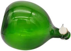 Grüne Vintage-Ballonflasche mit Bügelverschluss - 5 Liter - Bild 5