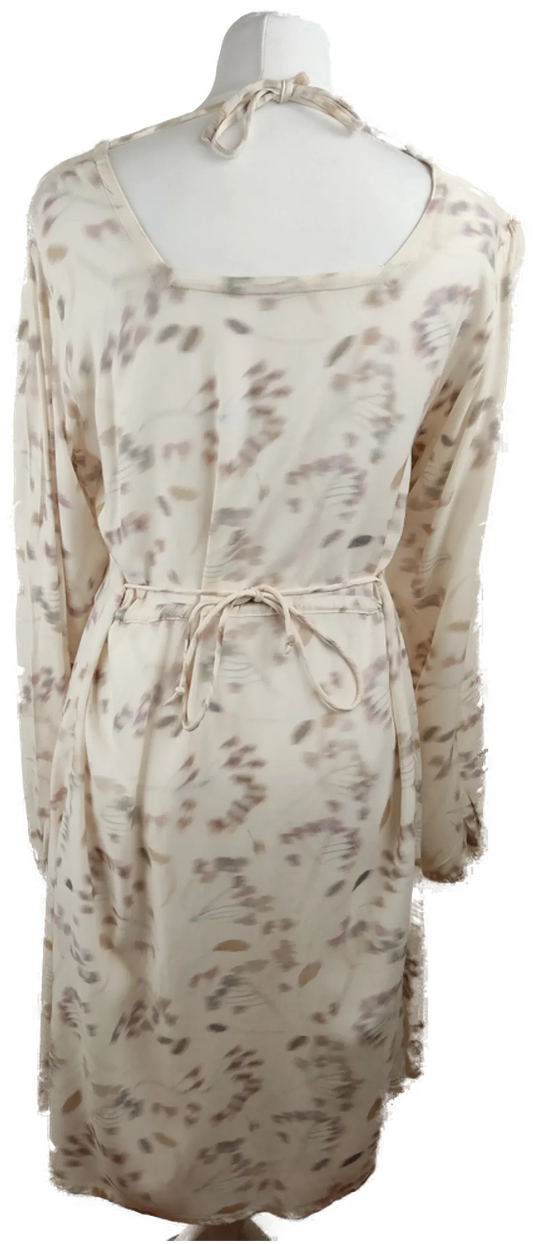 Damen-Midikleid S/36 | Cremefarben Geblümt – Bild 3