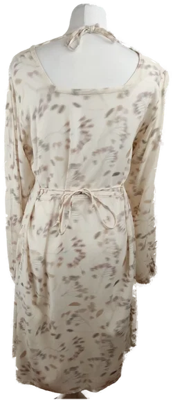 Damen-Midikleid S/36 | Cremefarben Geblümt – Vorschau 3