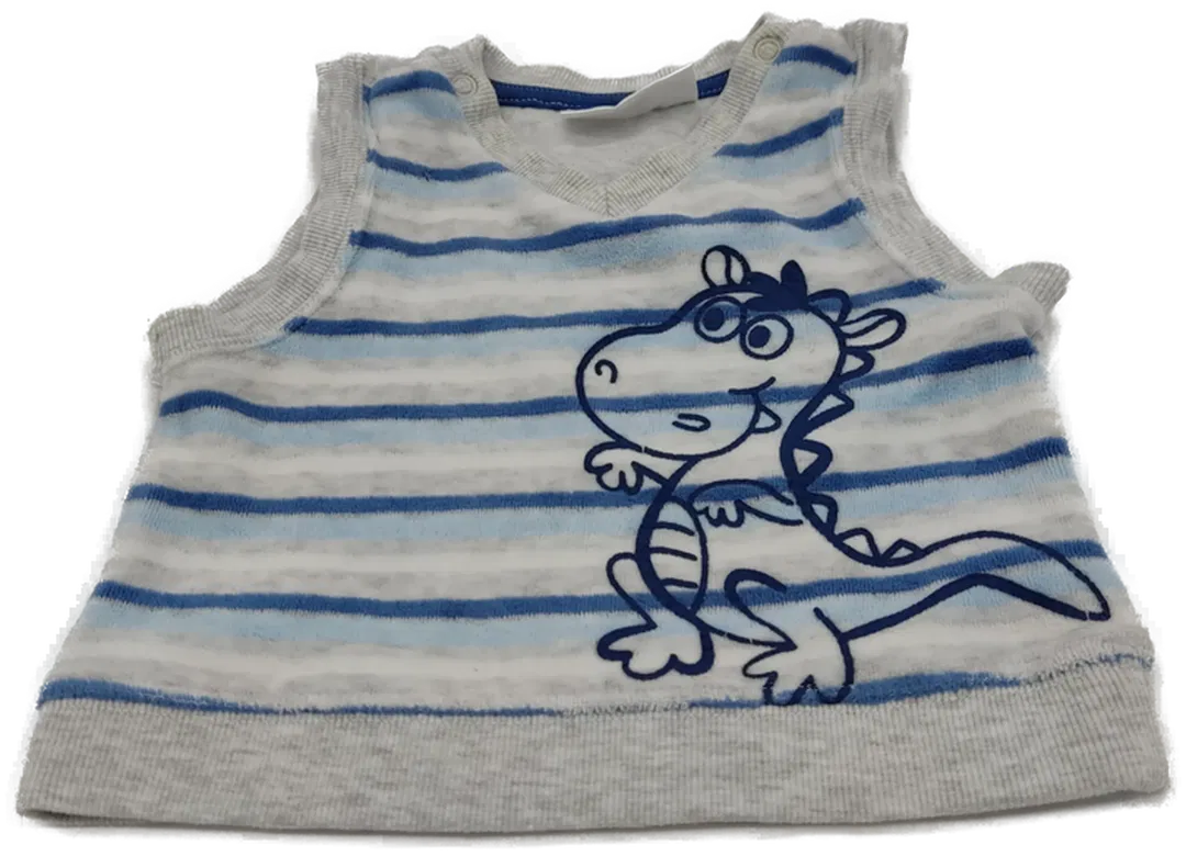 Ergee Baby Pullunder, ärmellos, V-Ausschnitt, gestreift, Größe 62 - Bild 1