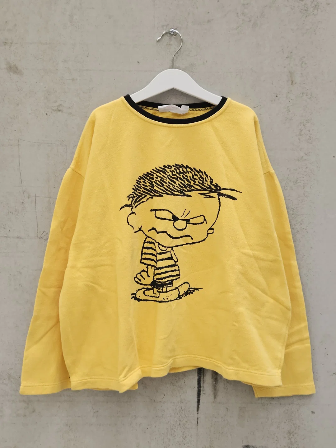 ZIMM MODE Kinder Vintage Pullover, gelb - Gr. 164 – Bild 1