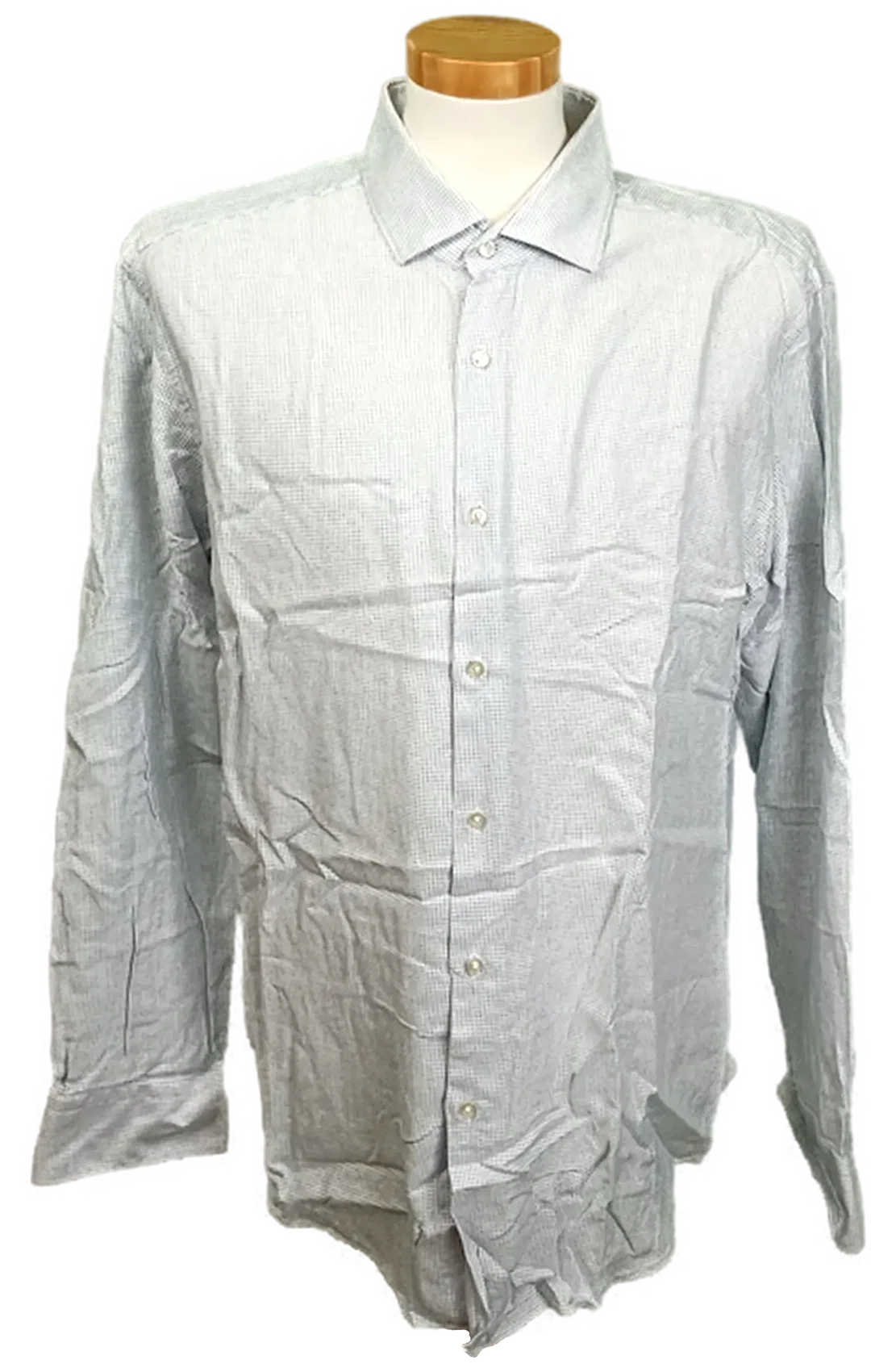 Hugo Boss Herrenhemd blau /weiß Gr. 44 – Bild 1