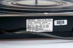 Sony PS-V701 Vintage Plattenspieler Stereo Turntable 35 × 32 cm – Vorschau 3