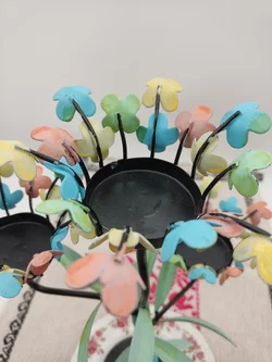 Porzellan-Teller Seltmann Bavaria  Blumen-Kerzenhalter  | DIY-Schatz – Vorschau 9