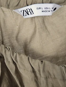 ZARA Damen Midikleid, grün - Gr. EUR L  – Vorschau 6