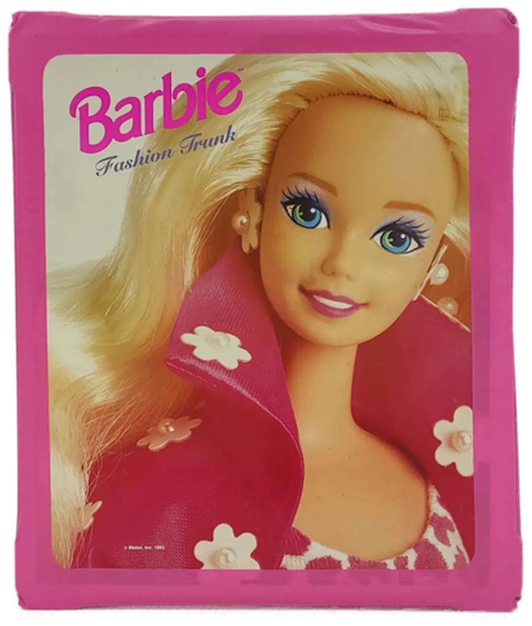 Mattel Vintage 1991 Barbie Puppenkoffer / Fashion Trunk in pink - Bild 1
