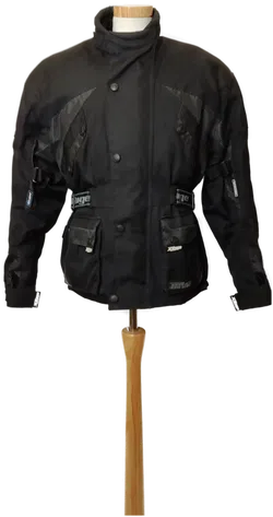 X-RAGE Herren Motorradjacke schwarz Gr. S - Bild 1