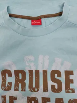 s.Oliver Kinder Shirt blau Gr. 164 - Bild 3