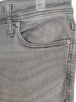 Jeans "Jack & Jones", lang mit Stretch, graumeliert mit Taschen, W 31/ L 34 – Vorschau 2