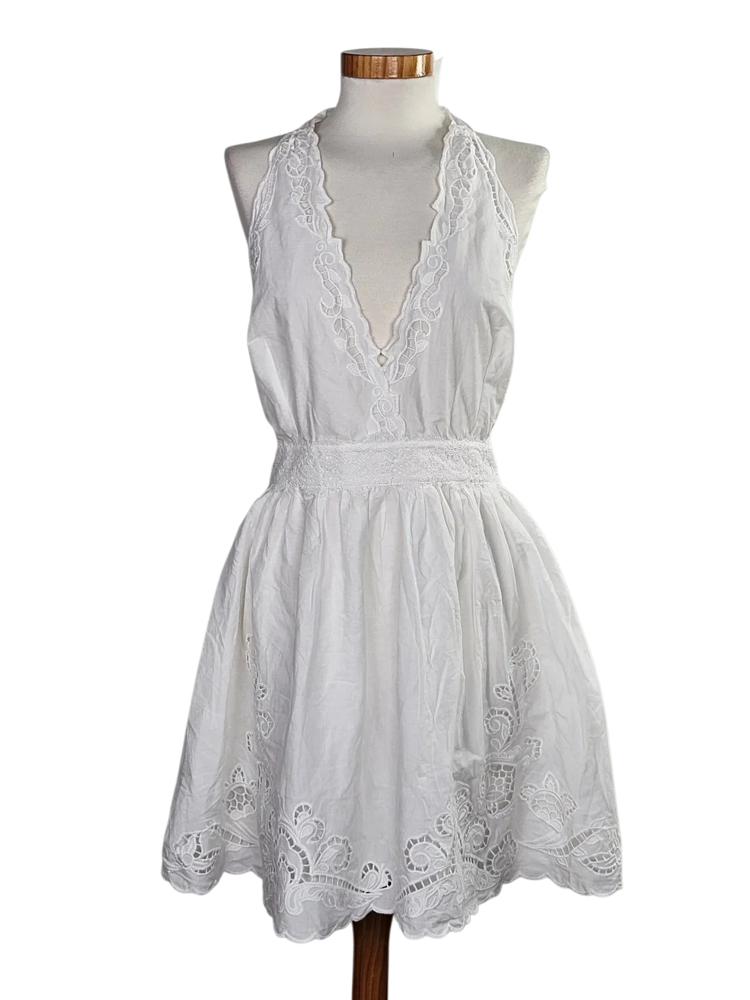 ZARA Damen Minikleid, weiß - Gr. M / 38 - Bild 4