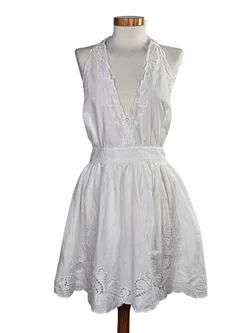 ZARA Damen Minikleid, weiß - Gr. M / 38 - Bild 1