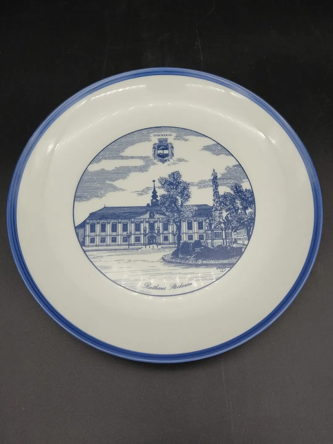 Vintage Wandteller mit dem Stockerauer Rathaus als Motiv - Bild 4