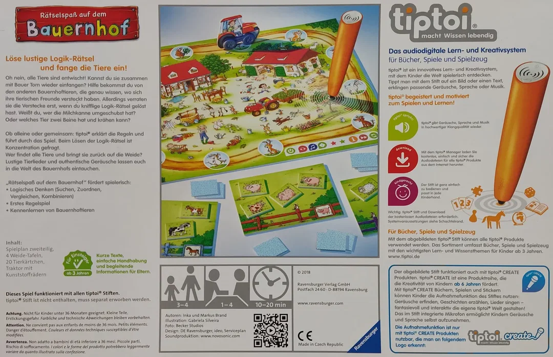 tiptoi® Rätselspaß auf dem Bauernhof - Lernspiel - Ravensburger  – Bild 2