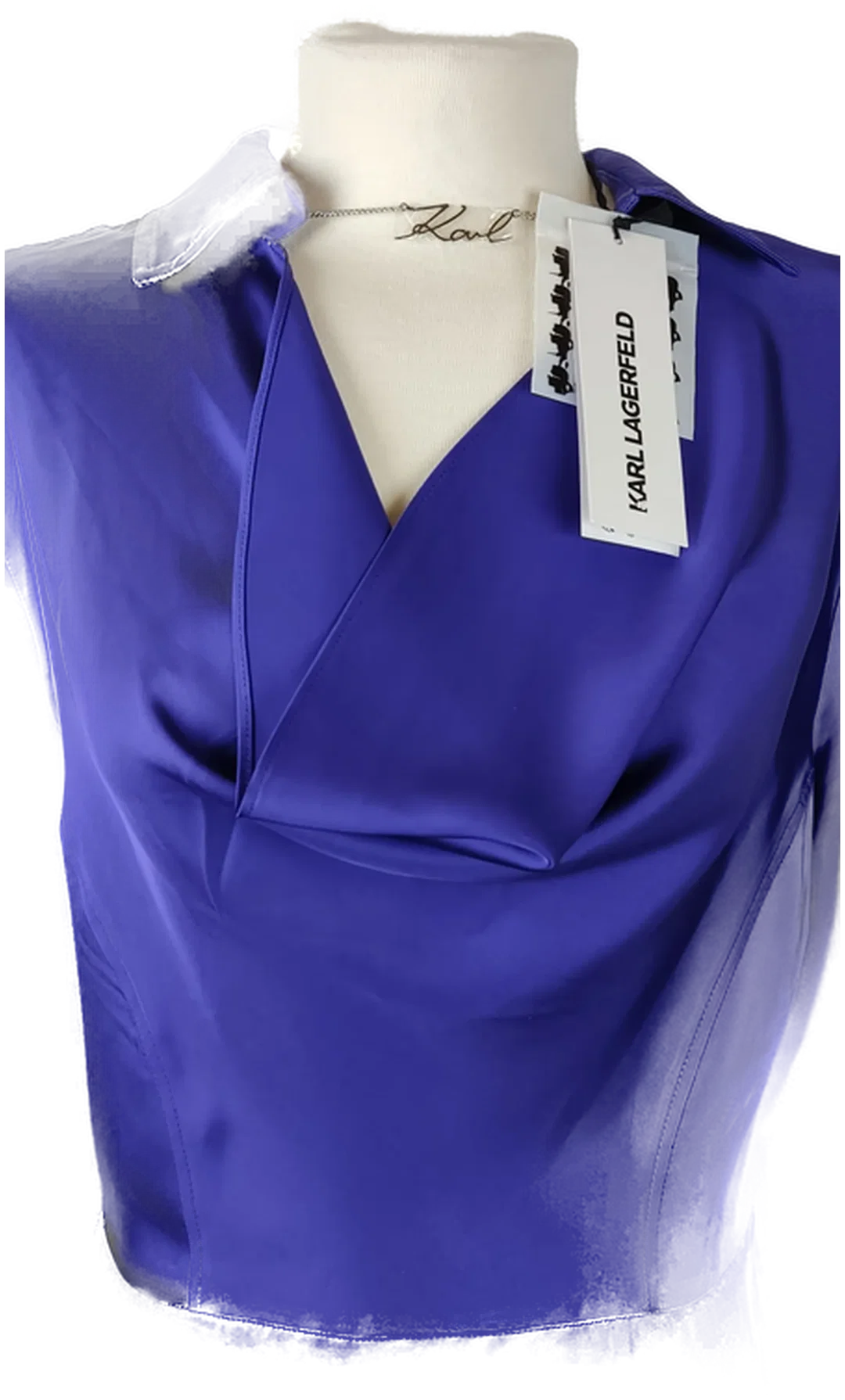 Karl Lagerfeld Damen Midikleid neu mit Etikett | Abend-Eleganz Größe M / 38 – Bild 5