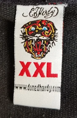 Ed Hardy Damen Zip‑Jacke schwarz gemustert Gr. XXL - Bild 3