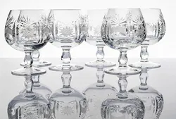 Bleikristallgläser, 6 Stück - Bild 2