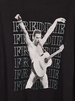 Freddie Mercury T-Shirt, schwarz - Gr. XL  - Bild 3