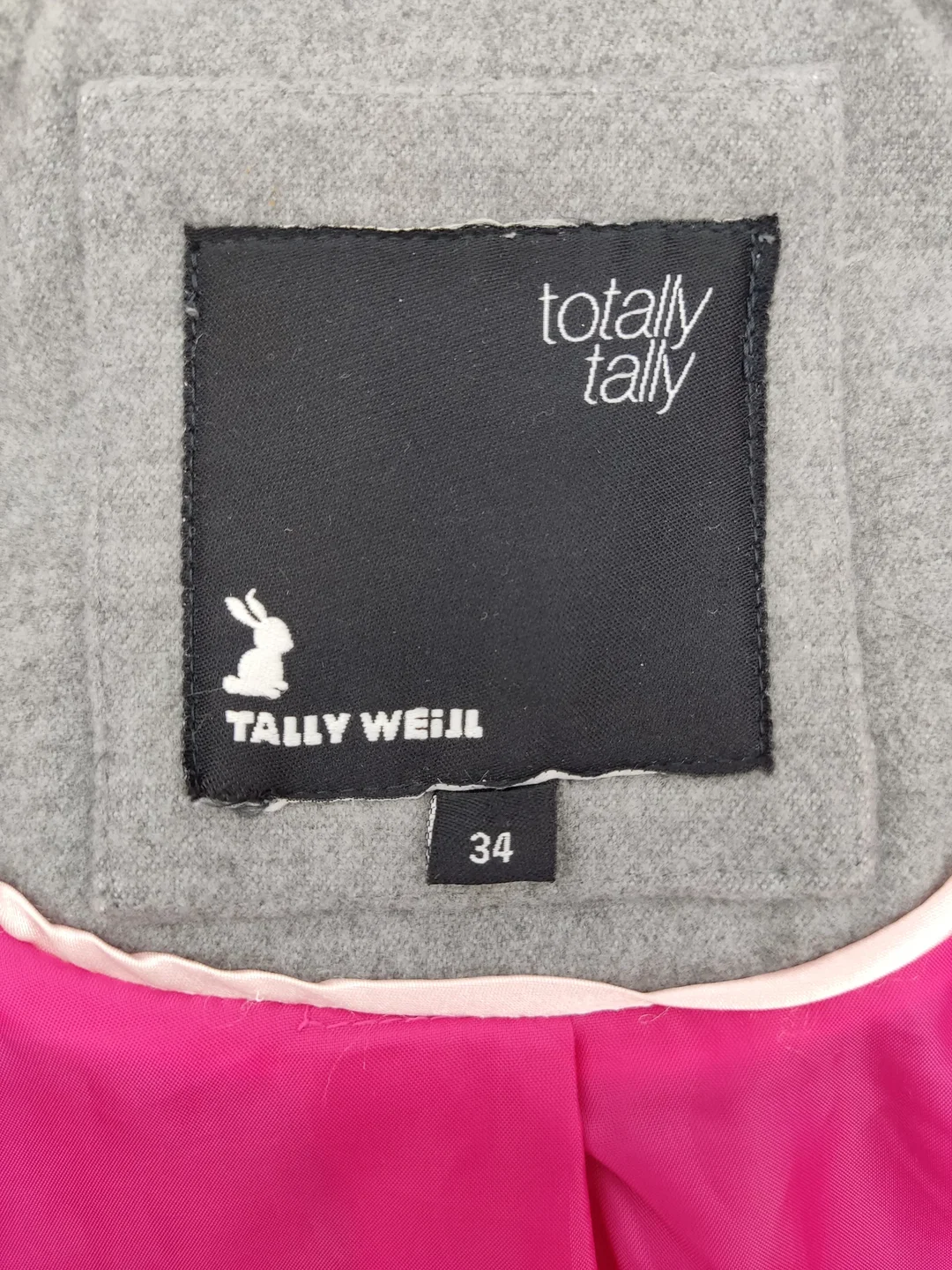Tally Weijl Damen Jacke grau Gr. 34 – Bild 3