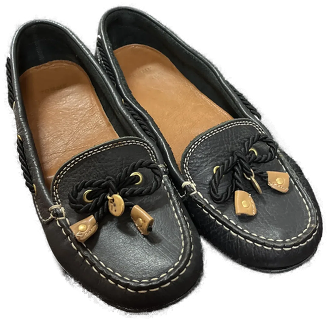 HILFIGER Mokassin Damenschuh Leder Gr. 37 - Bild 1