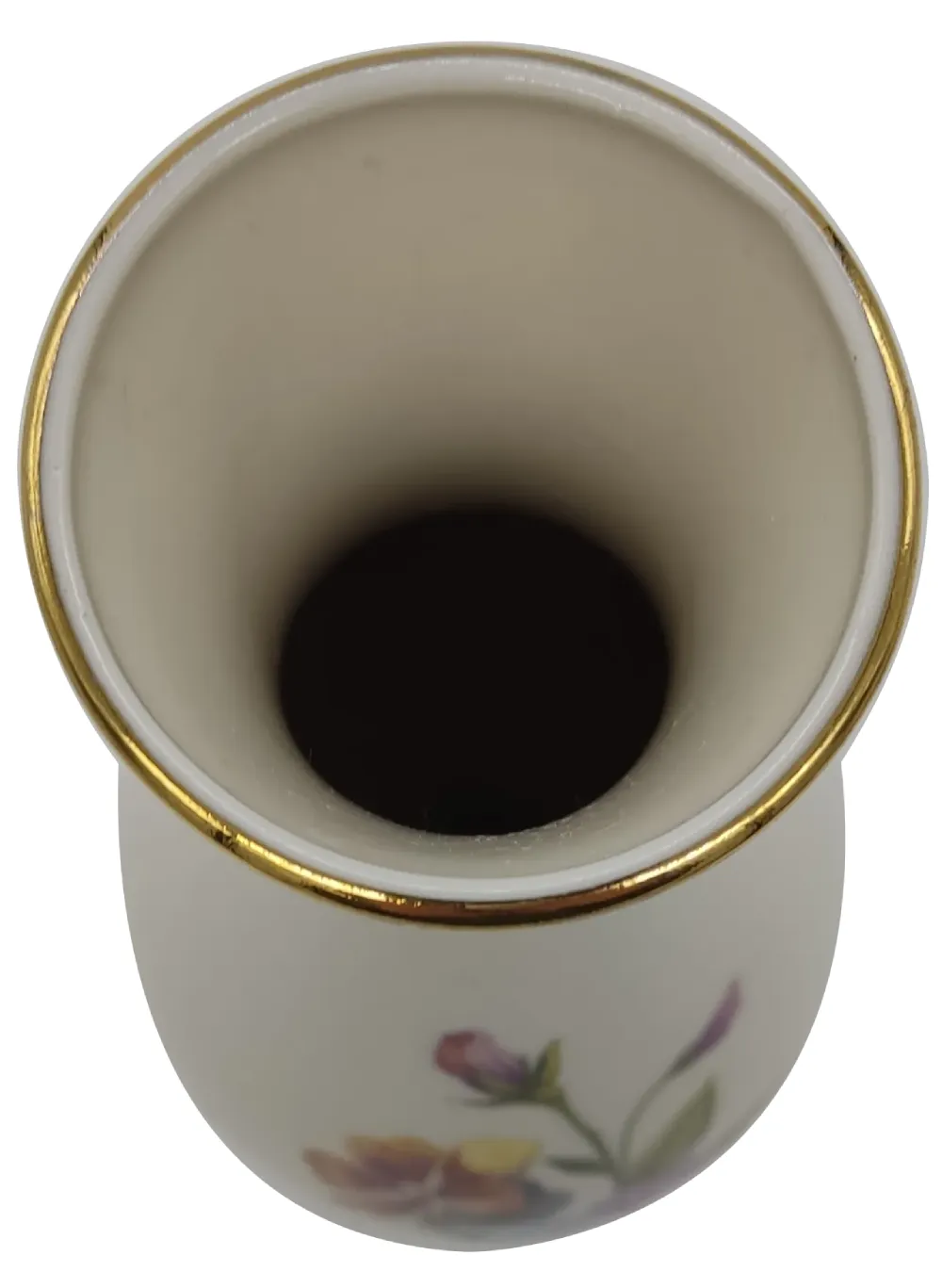 ROYAL BAVARIA Porzellanvase mit Blumenmuster, Höhe 28cm – Bild 3