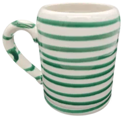 Gmundner Keramik Bierkrug 0,3l grün geflammt - Bild 2