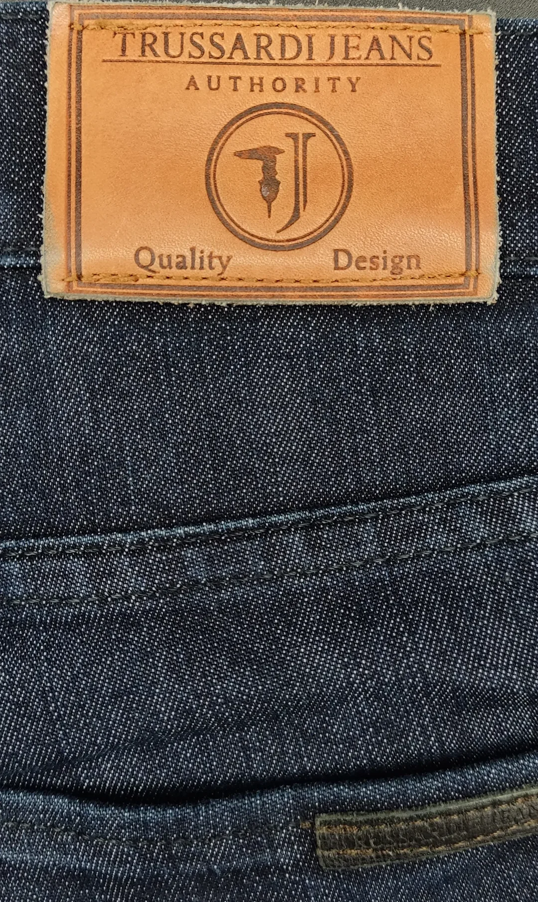 Trussardi Herren Jeans dunkelblau Gr. L – Bild 3